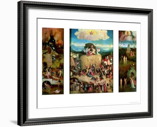 Haywain (Triptych)-Hieronymus Bosch-Framed Giclee Print