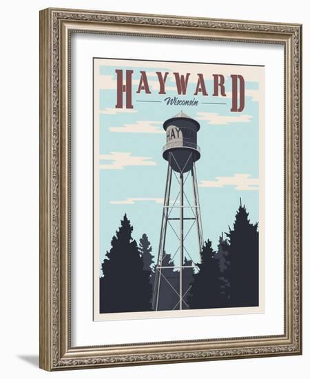 Hayward Water Tower-Steve Thomas-Framed Giclee Print