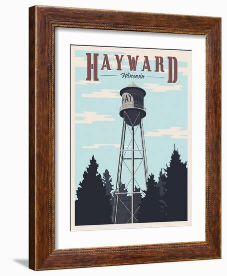 Hayward Water Tower-Steve Thomas-Framed Giclee Print