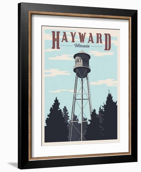 Hayward Water Tower-Steve Thomas-Framed Giclee Print