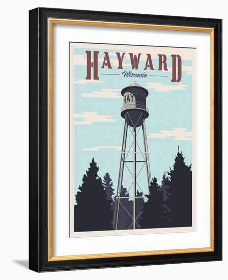 Hayward Water Tower-Steve Thomas-Framed Giclee Print