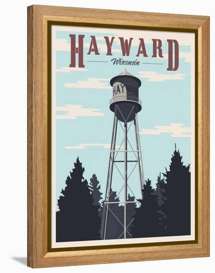 Hayward Water Tower-Steve Thomas-Framed Premier Image Canvas