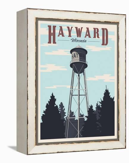 Hayward Water Tower-Steve Thomas-Framed Premier Image Canvas