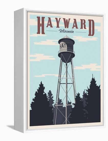 Hayward Water Tower-Steve Thomas-Framed Premier Image Canvas