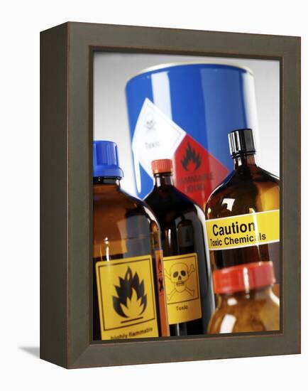 Hazardous Chemicals-Tek Image-Framed Premier Image Canvas