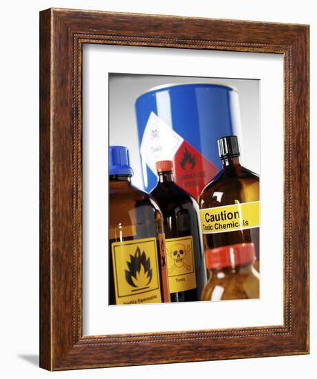 Hazardous Chemicals-Tek Image-Framed Premium Photographic Print