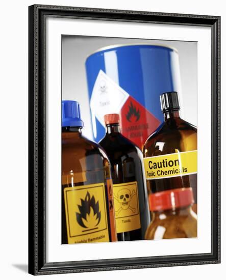 Hazardous Chemicals-Tek Image-Framed Photographic Print