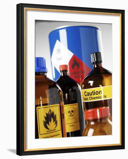 Hazardous Chemicals-Tek Image-Framed Photographic Print