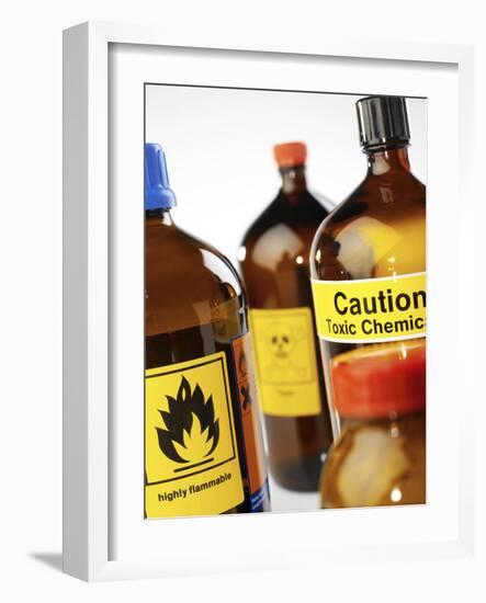 Hazardous Chemicals-Tek Image-Framed Photographic Print