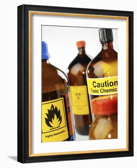 Hazardous Chemicals-Tek Image-Framed Photographic Print