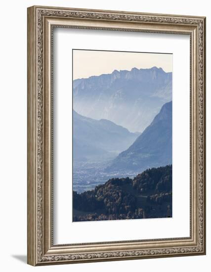 Haze in the Alp Valleys-Armin Mathis-Framed Photographic Print