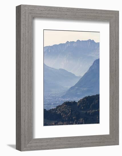 Haze in the Alp Valleys-Armin Mathis-Framed Photographic Print