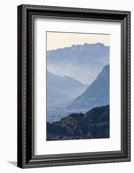 Haze in the Alp Valleys-Armin Mathis-Framed Photographic Print