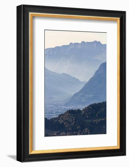 Haze in the Alp Valleys-Armin Mathis-Framed Photographic Print