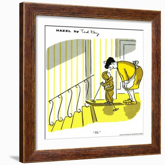 Hazel Cartoon-Ted Key-Framed Giclee Print