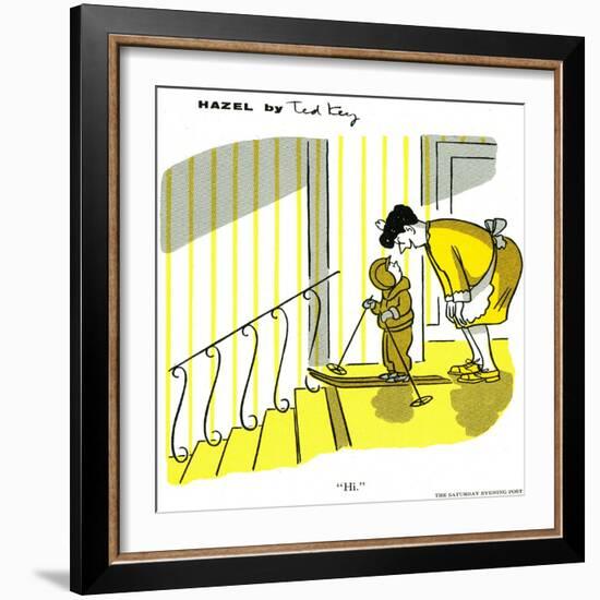 Hazel Cartoon-Ted Key-Framed Giclee Print