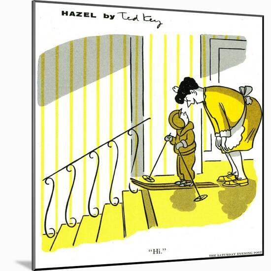 Hazel Cartoon-Ted Key-Mounted Giclee Print