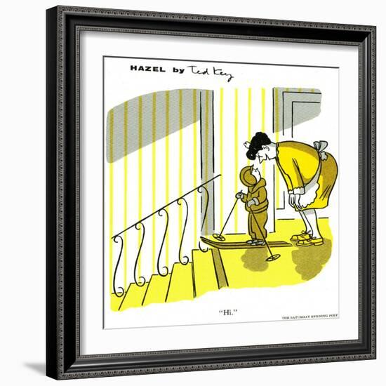 Hazel Cartoon-Ted Key-Framed Giclee Print