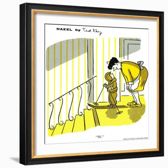 Hazel Cartoon-Ted Key-Framed Giclee Print