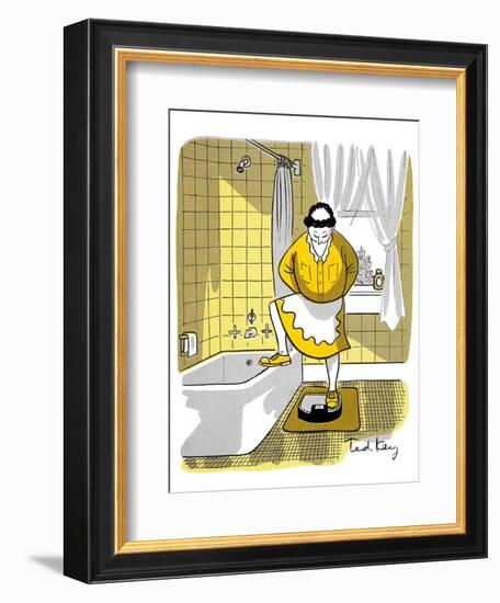 Hazel Cartoon-Ted Key-Framed Giclee Print