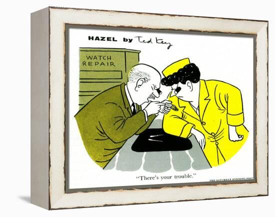 Hazel Cartoon-Ted Key-Framed Premier Image Canvas