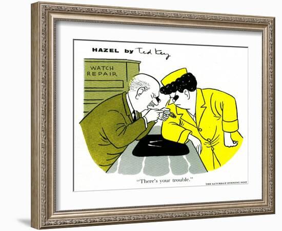 Hazel Cartoon-Ted Key-Framed Giclee Print