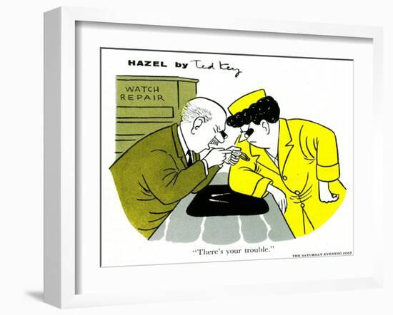 Hazel Cartoon-Ted Key-Framed Giclee Print