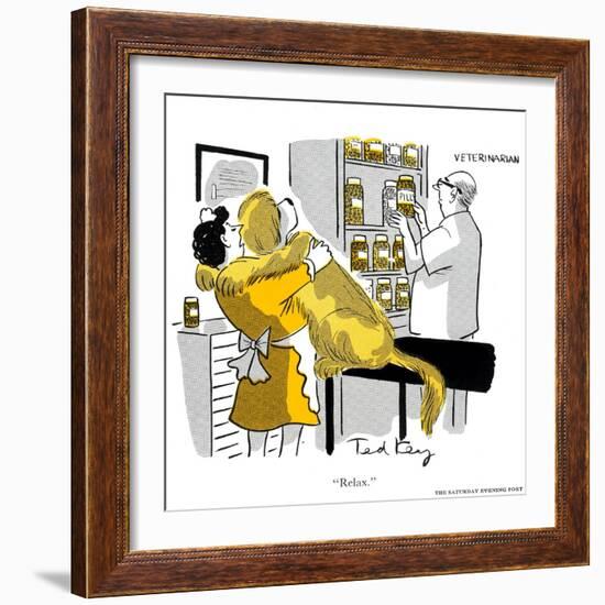 Hazel Cartoon-Ted Key-Framed Giclee Print