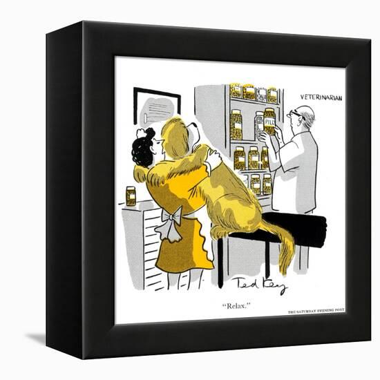 Hazel Cartoon-Ted Key-Framed Premier Image Canvas