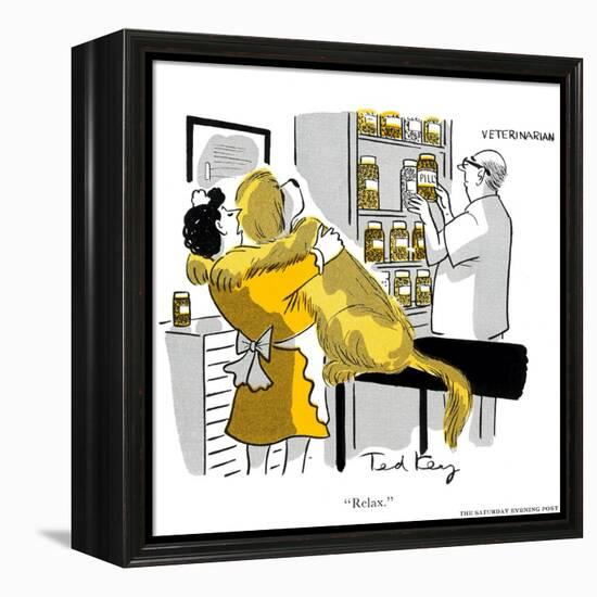 Hazel Cartoon-Ted Key-Framed Premier Image Canvas