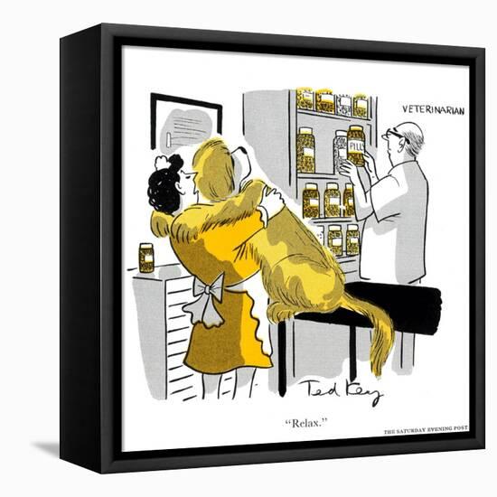 Hazel Cartoon-Ted Key-Framed Premier Image Canvas