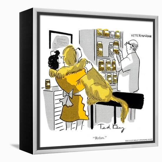 Hazel Cartoon-Ted Key-Framed Premier Image Canvas