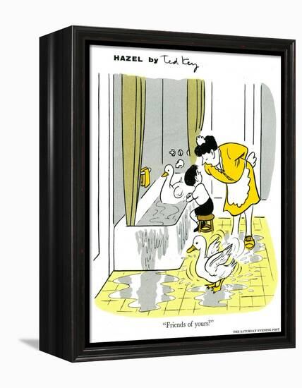 Hazel Cartoon-Ted Key-Framed Premier Image Canvas