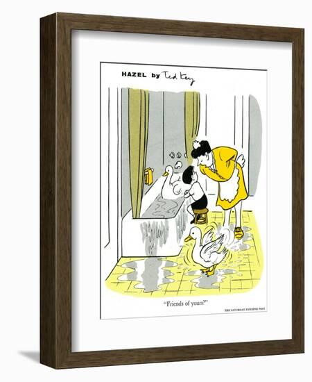 Hazel Cartoon-Ted Key-Framed Giclee Print