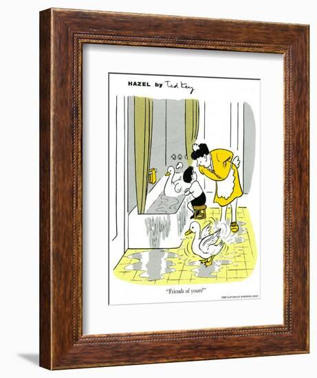 Hazel Cartoon-Ted Key-Framed Giclee Print