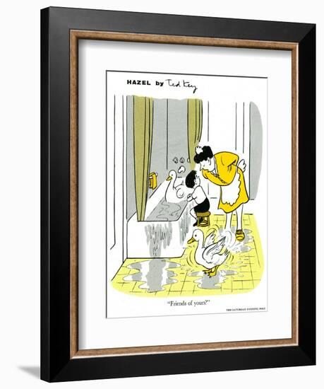 Hazel Cartoon-Ted Key-Framed Giclee Print