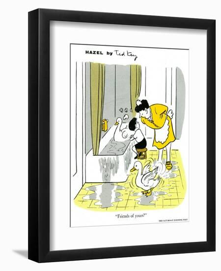 Hazel Cartoon-Ted Key-Framed Giclee Print