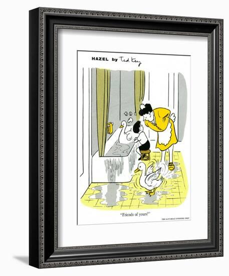 Hazel Cartoon-Ted Key-Framed Giclee Print