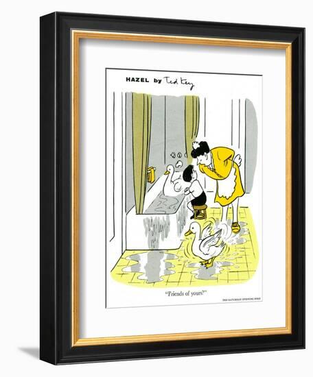 Hazel Cartoon-Ted Key-Framed Giclee Print