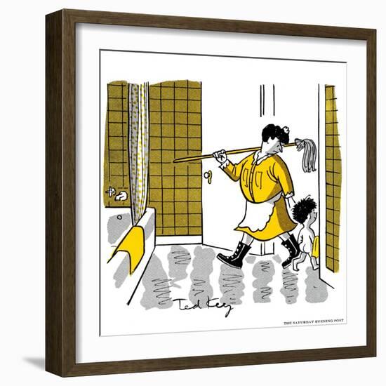 Hazel Cartoon-Ted Key-Framed Giclee Print