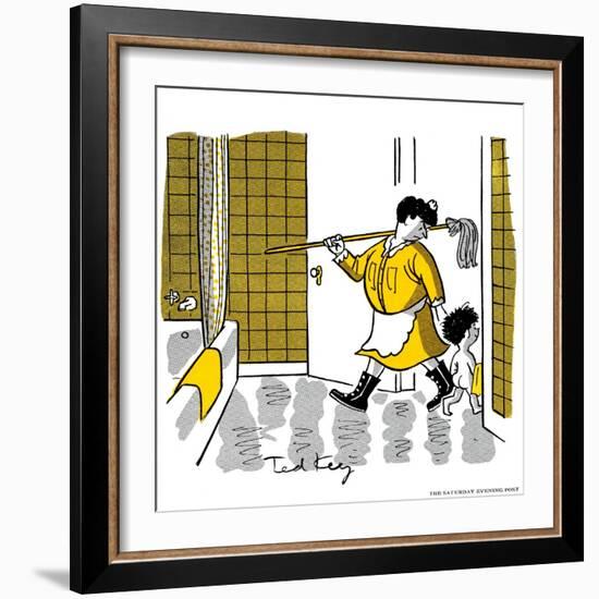 Hazel Cartoon-Ted Key-Framed Giclee Print