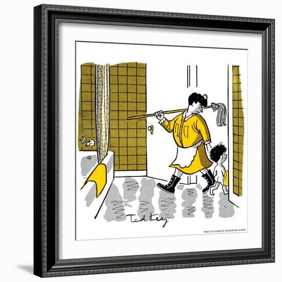 Hazel Cartoon-Ted Key-Framed Giclee Print