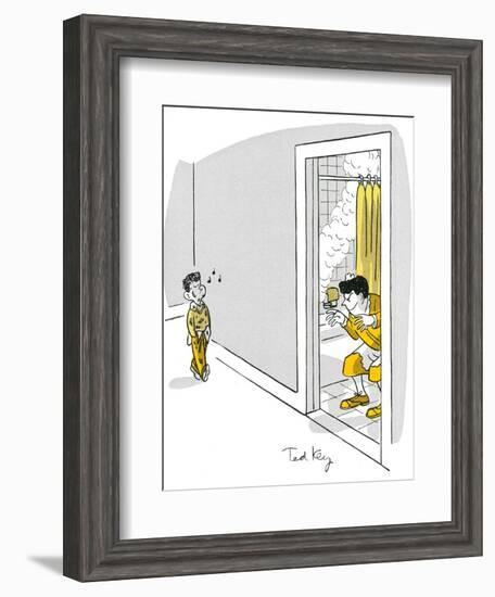 Hazel Cartoon-Ted Key-Framed Giclee Print