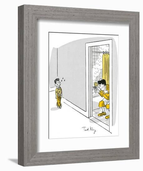 Hazel Cartoon-Ted Key-Framed Giclee Print