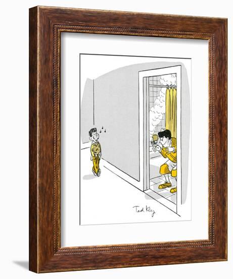 Hazel Cartoon-Ted Key-Framed Giclee Print