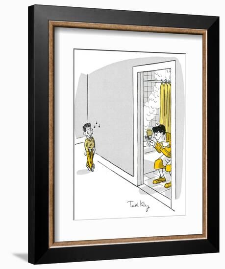 Hazel Cartoon-Ted Key-Framed Giclee Print