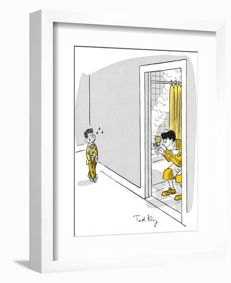 Hazel Cartoon-Ted Key-Framed Giclee Print