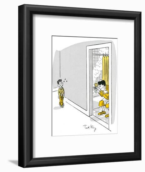 Hazel Cartoon-Ted Key-Framed Giclee Print