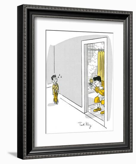 Hazel Cartoon-Ted Key-Framed Giclee Print