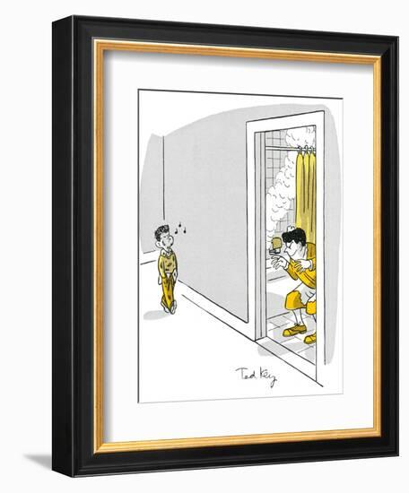 Hazel Cartoon-Ted Key-Framed Giclee Print